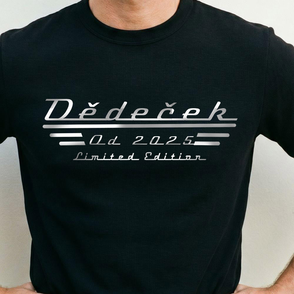 Tričko – Limited Edition, rok narození, vlastní text