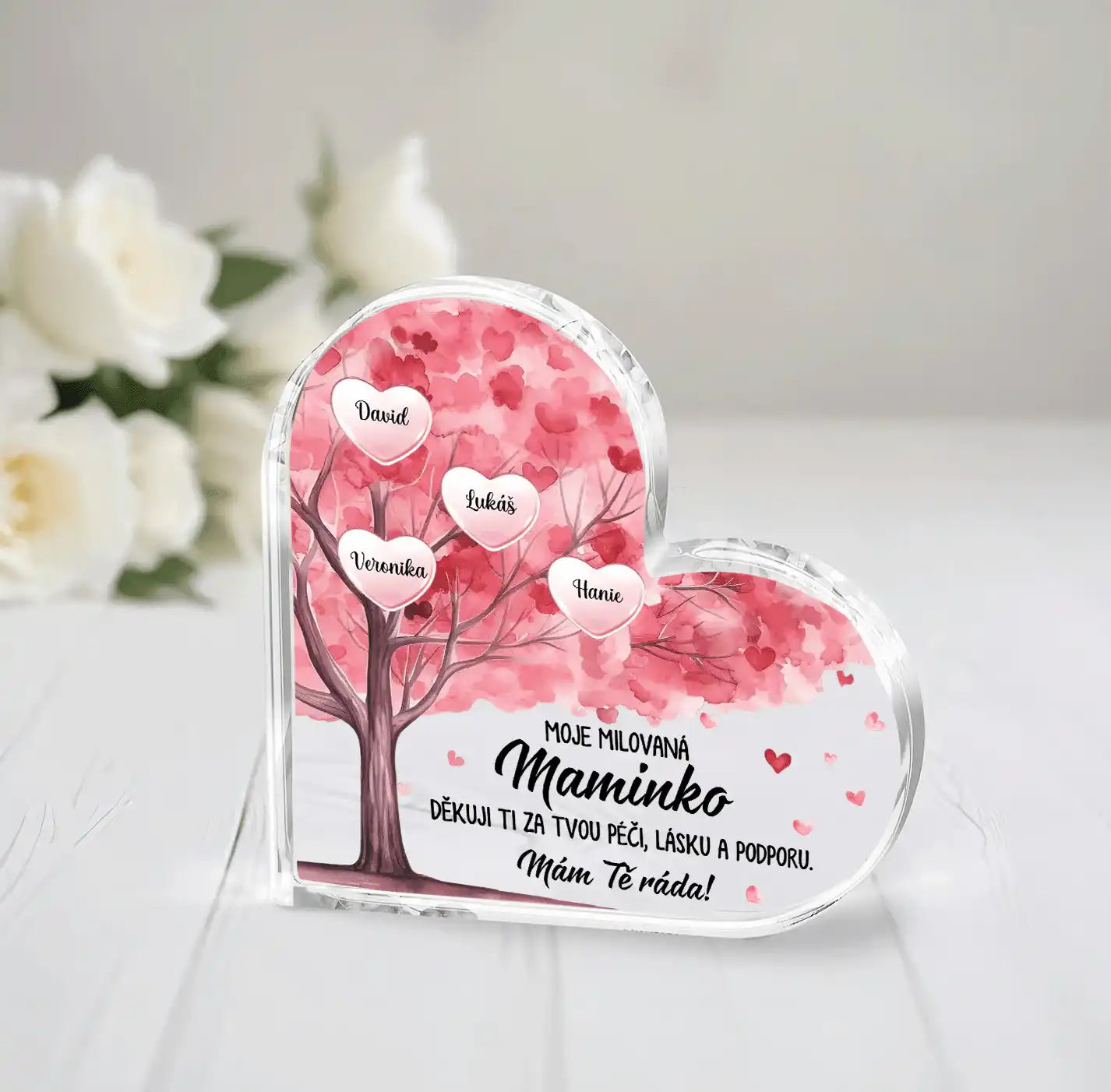 Akrylový plak - Moje milovaná Maminko - az 8 dětí - Climo.cz
