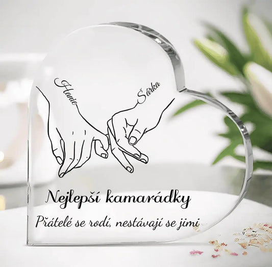 Akrylový plak - Spojené ruce - Climo.cz