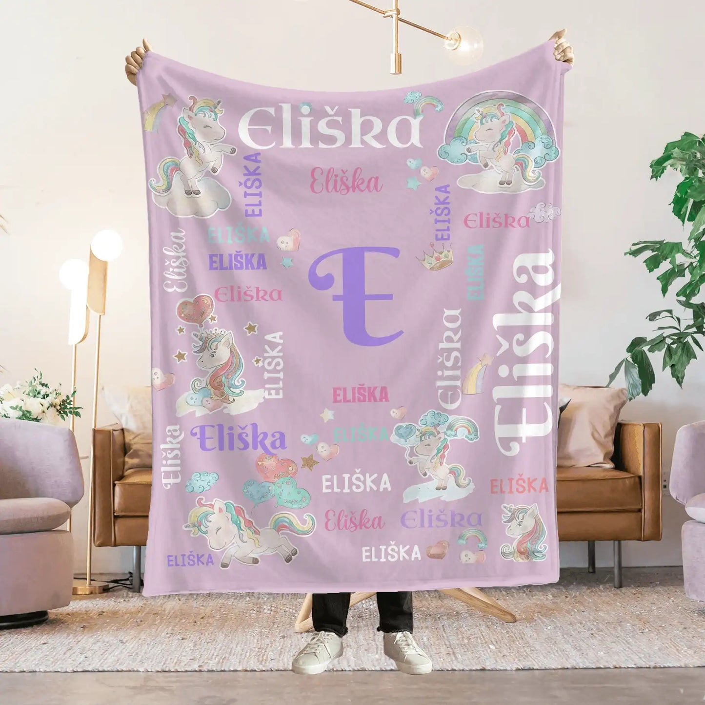 Deka - Růžový jednorožec - Climo.cz