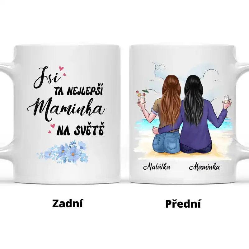 Hrnek - Matka a Dcera 3. verze - Jsi ta nejlepší maminka na světě - Climo.cz