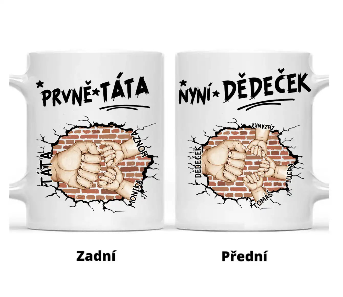 Hrnek - Prvně Táta nyní Dědeček - až 10 vnoučat - Climo.cz