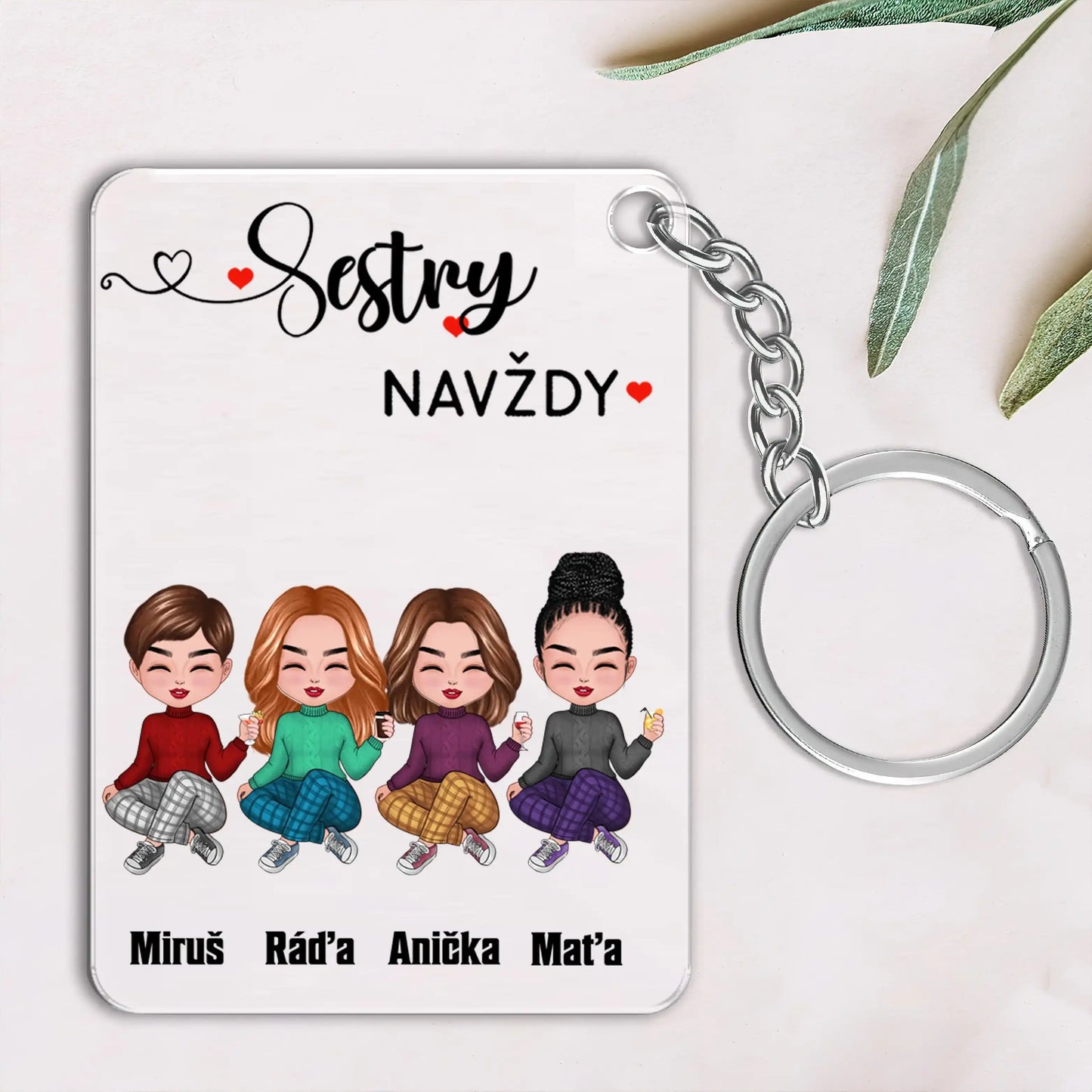 Klíčenka - Sestry navždy 2 - až 4 holky - Climo.cz