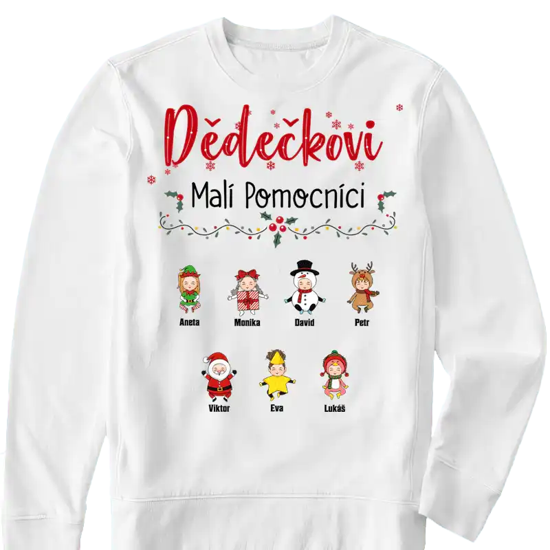 Mikina - Dědečkovi malí pomocníci - Až 10 dětí - Climo.cz