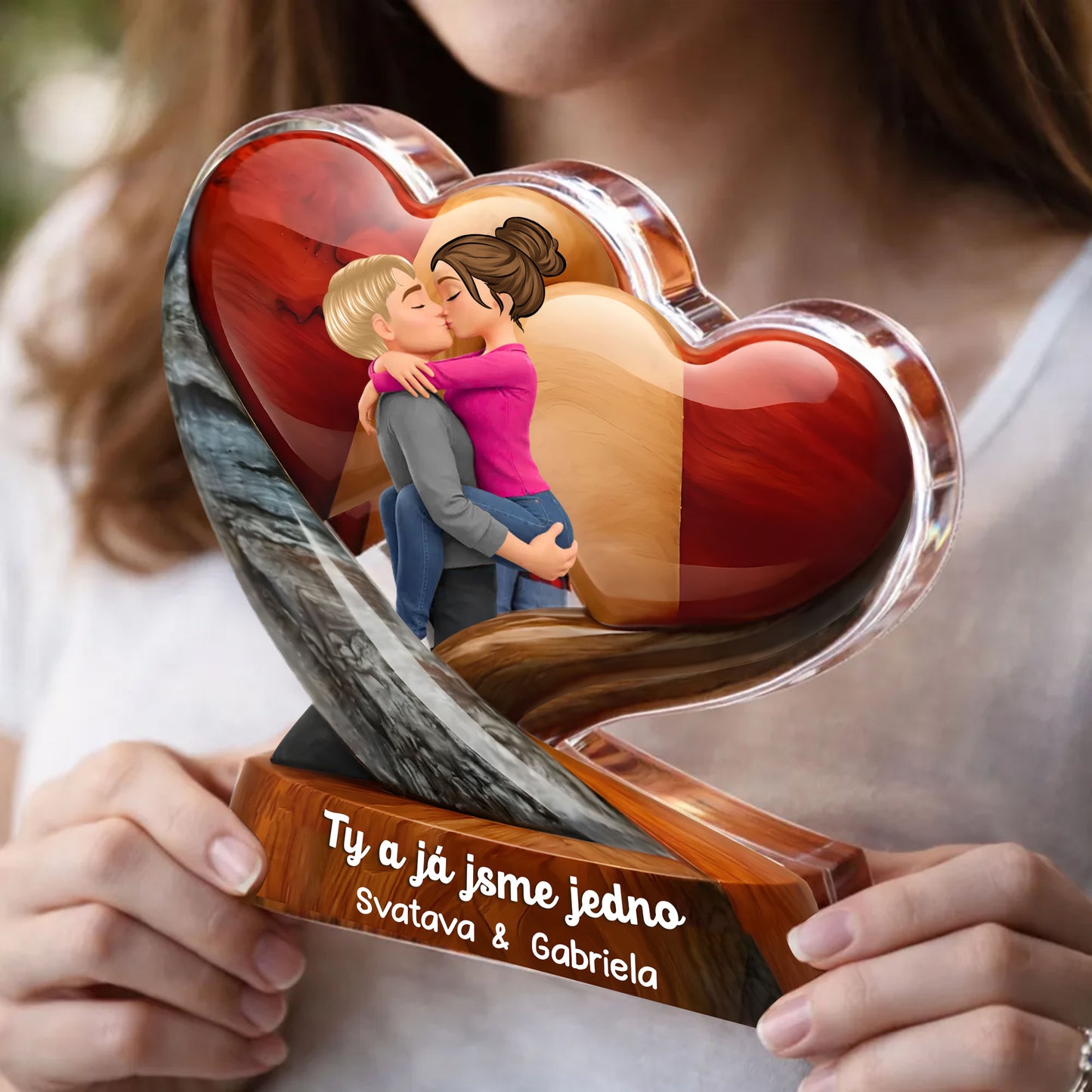 Akrylový plak - Ty a já jsme jedno