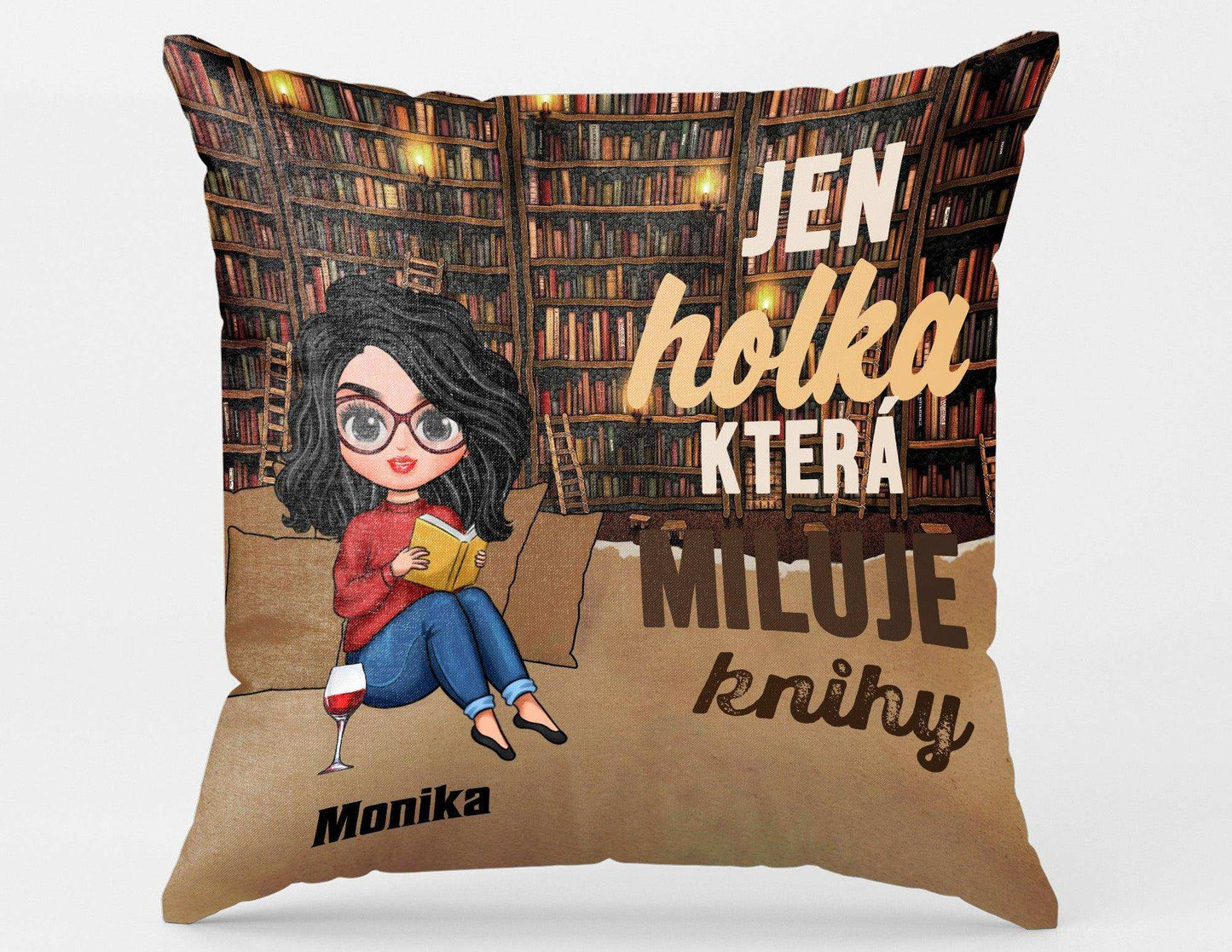 Polštář - Jen holka, která miluje knihy - Climo.cz