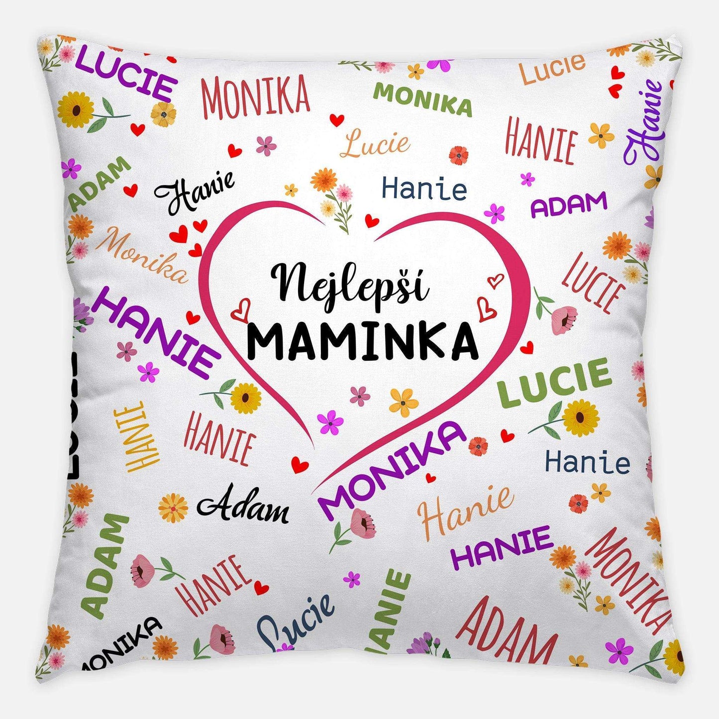 Polštář - Nejlepší Maminka / Babička - Až 10 dětí - Climo.cz