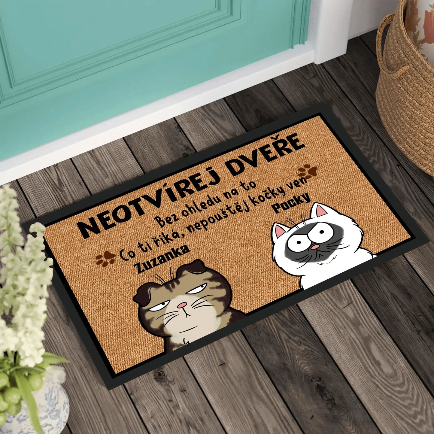 Rohožka - Neotvírej dveře 3 - Až 6 kočky - Climo.cz