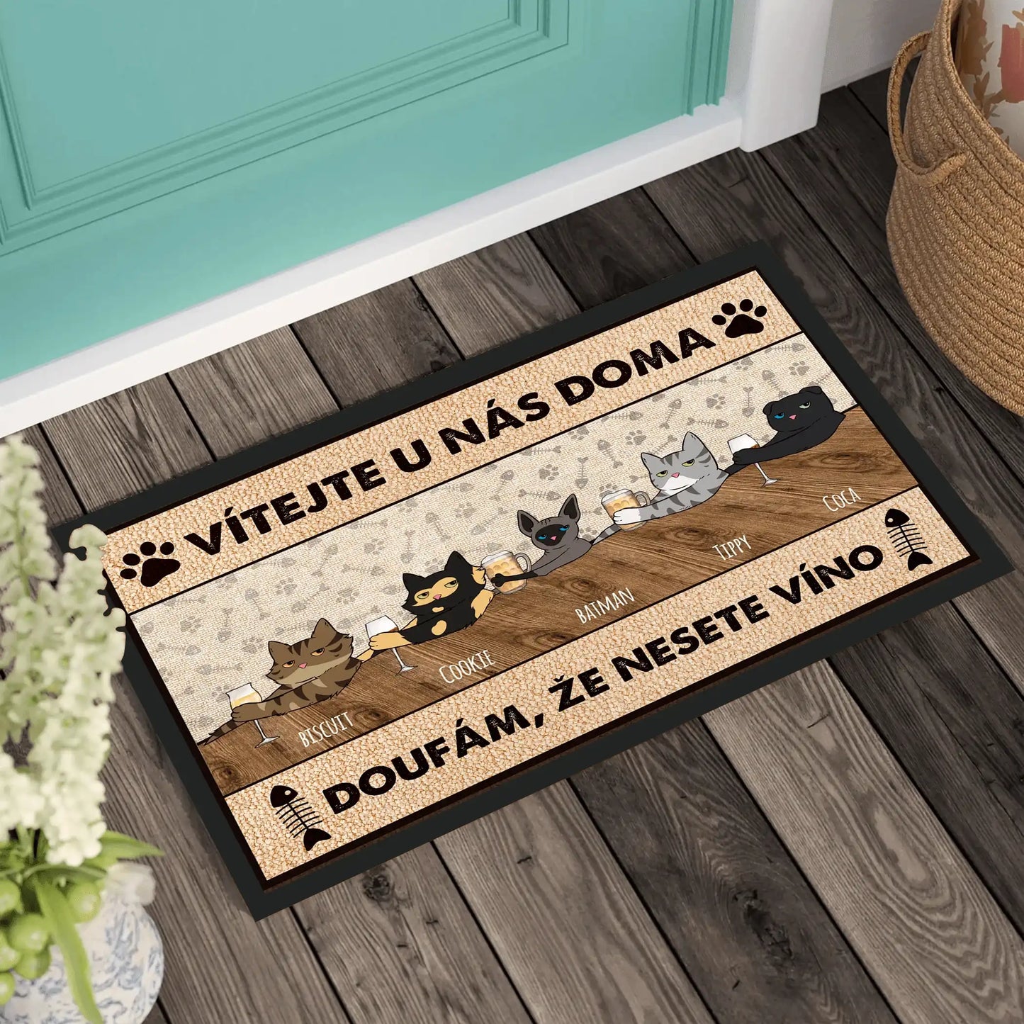 Rohožka - Vítejte u nás doma Doufám, že nesete víno - Climo.cz