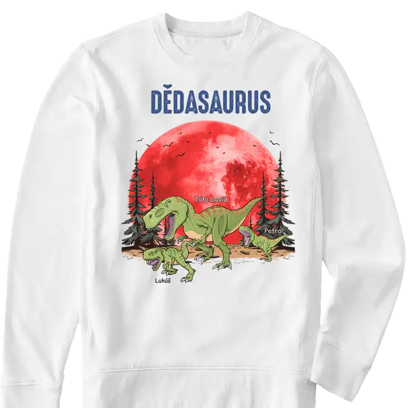 Tričko - Dědasaurus - Až 9 dětí - Climo.cz