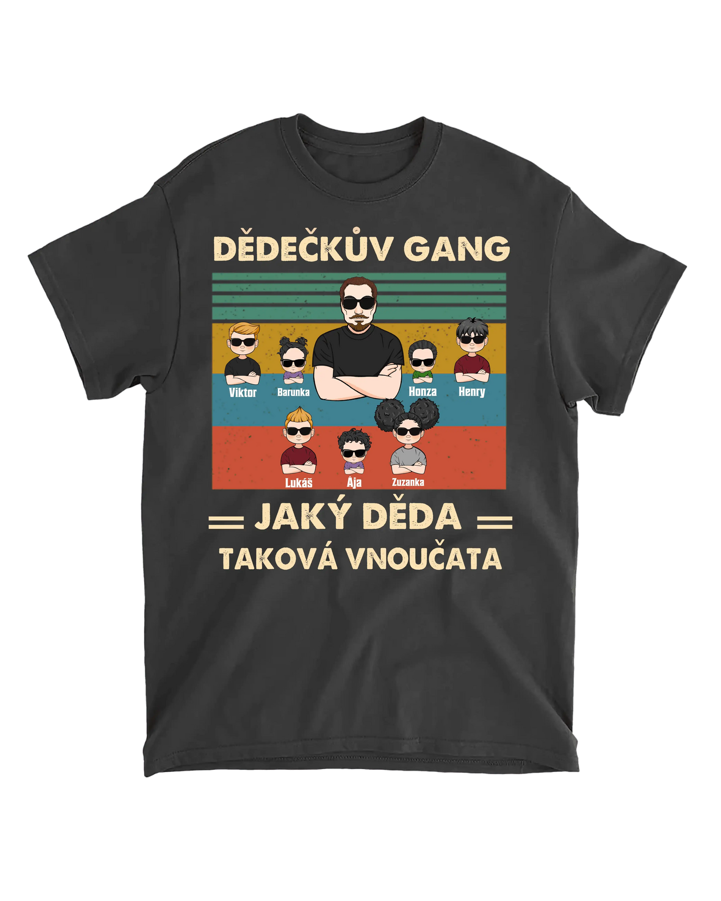 Tričko - Dědečkův gang - Jaký děda, taková vnoučata - Climo.cz