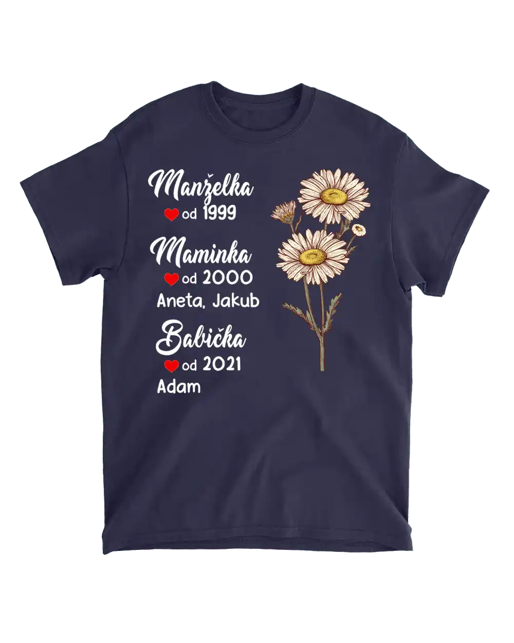 Tričko - Manželka Maminka Babička - Climo.cz