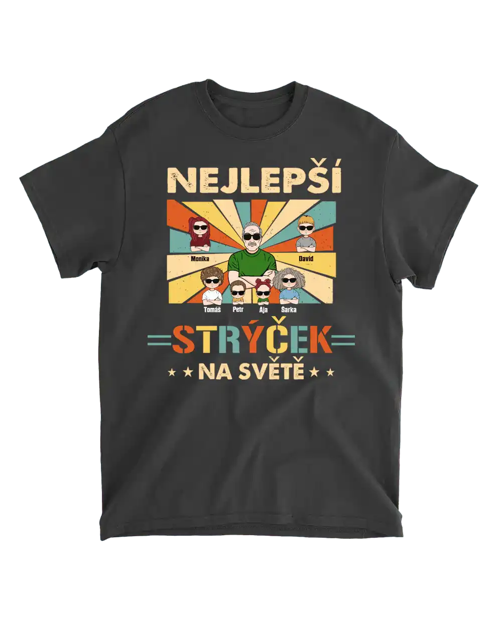 Tričko - Nejlepší Strýček na světě 2 - až 7 dětí - Climo.cz