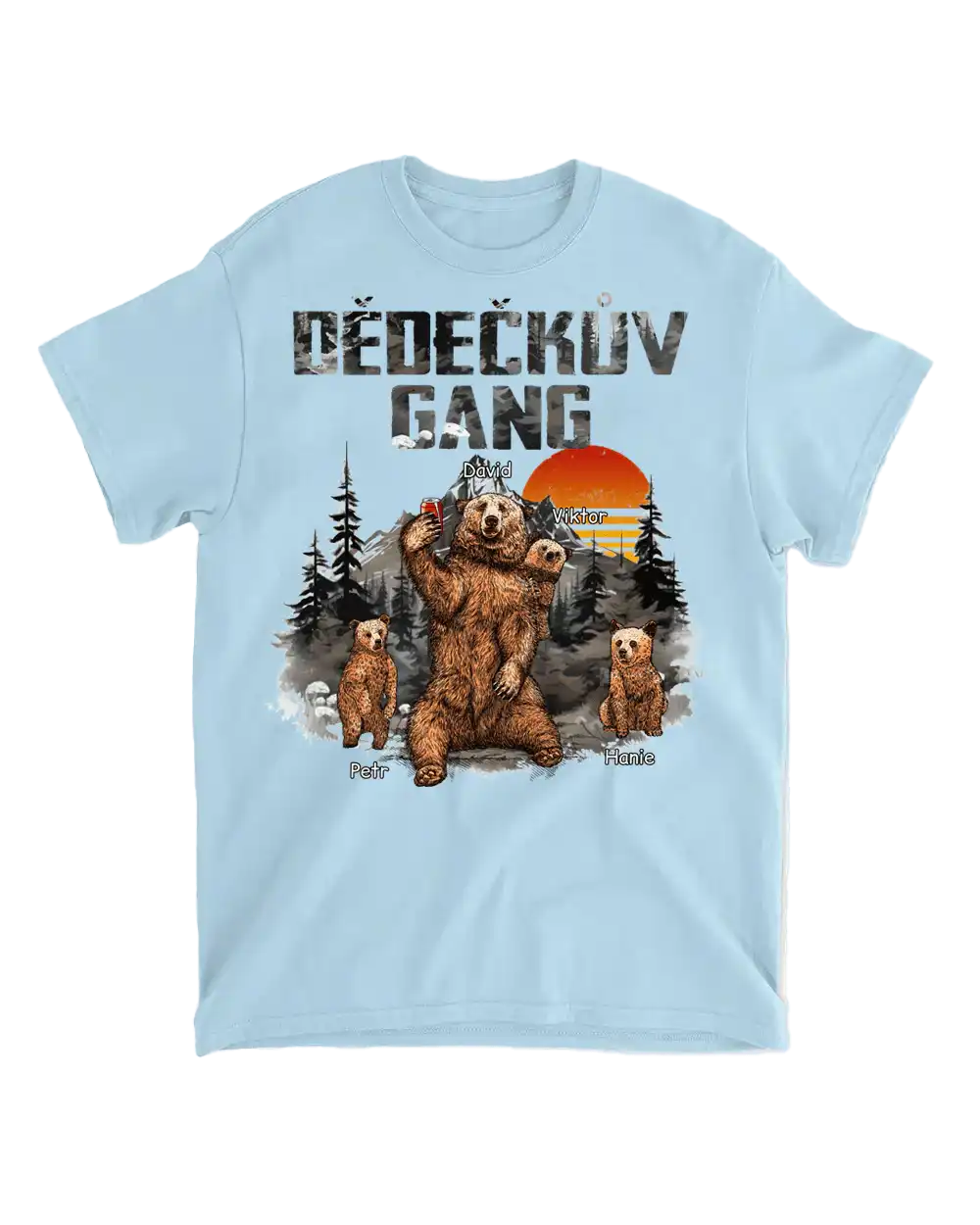 Tričko - Tátův gang - až 8 dětí - Climo.cz