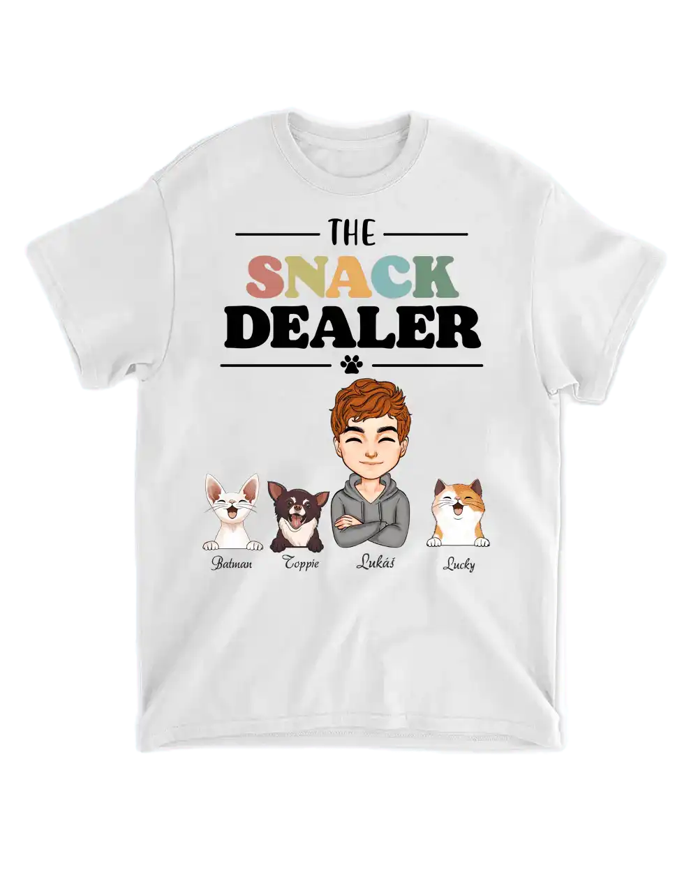 Tričko - The Snack Dealer - až 4 mazlíčci - Climo.cz