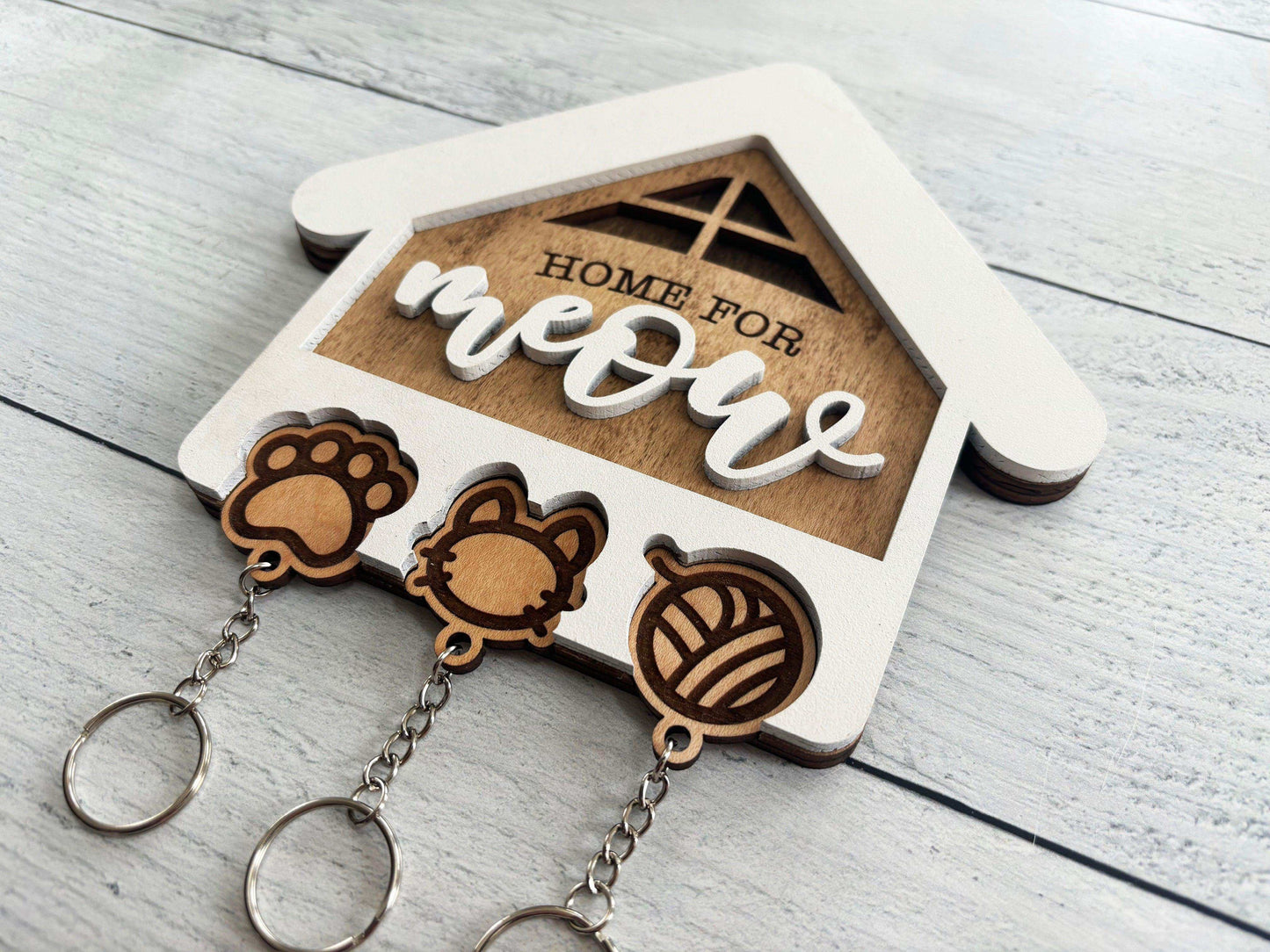 Věšáky na klíče - Home for meow - Climo.cz