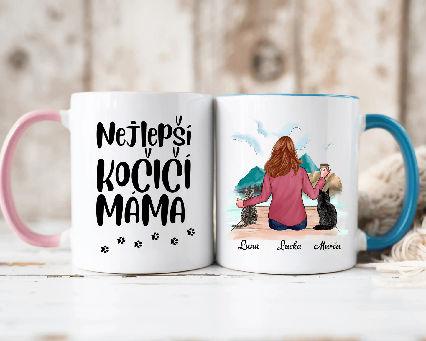 Hrnek - Kočičí máma s výhledem - Climo.cz