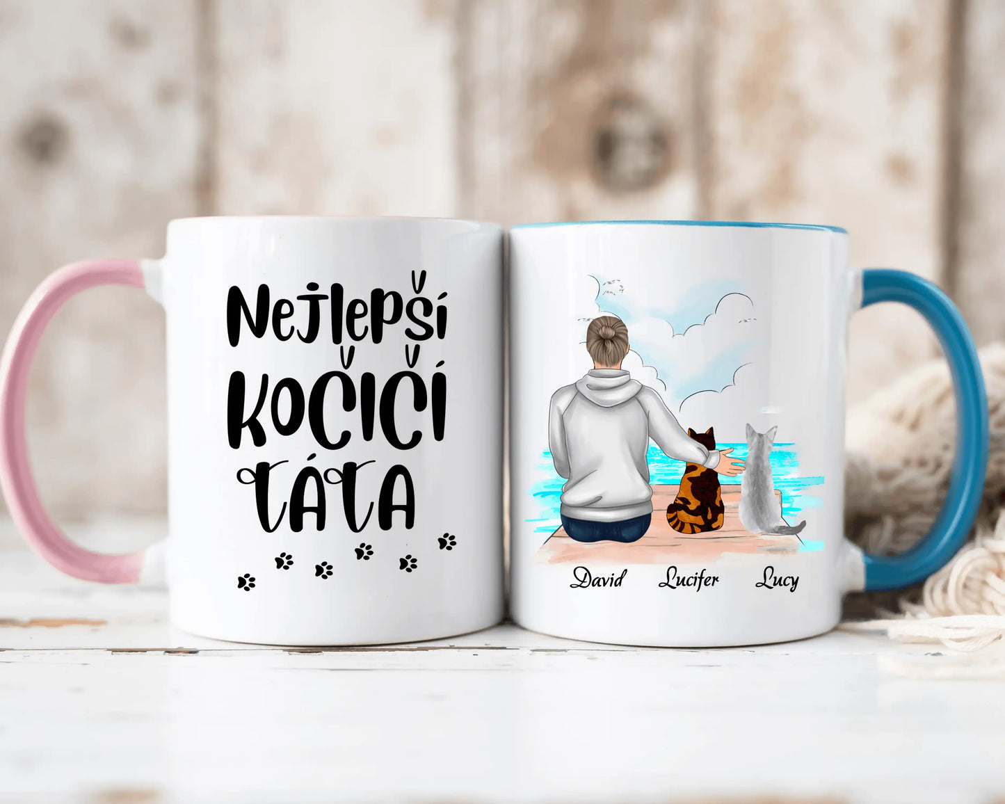 Hrnek - Kočičí táta s výhledem - Climo.cz