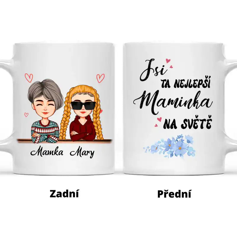 Hrnek - Matka a Dcera 5. verze - Jsi ta nejlepší maminka na světě - Climo.cz