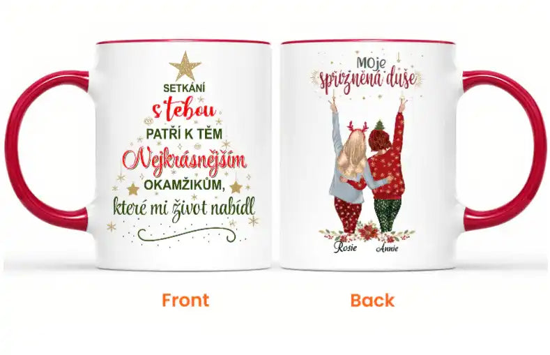 Hrnek - Moje spřízněná duše - až 2 holky - Vánoční verze - Climo.cz