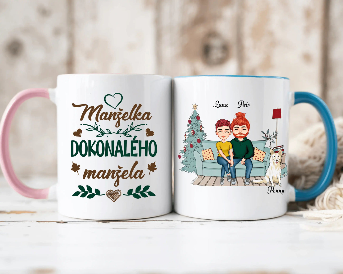 Hrnek - Navždy spolu - Vánoce 3. verze - Se Psy - Climo.cz