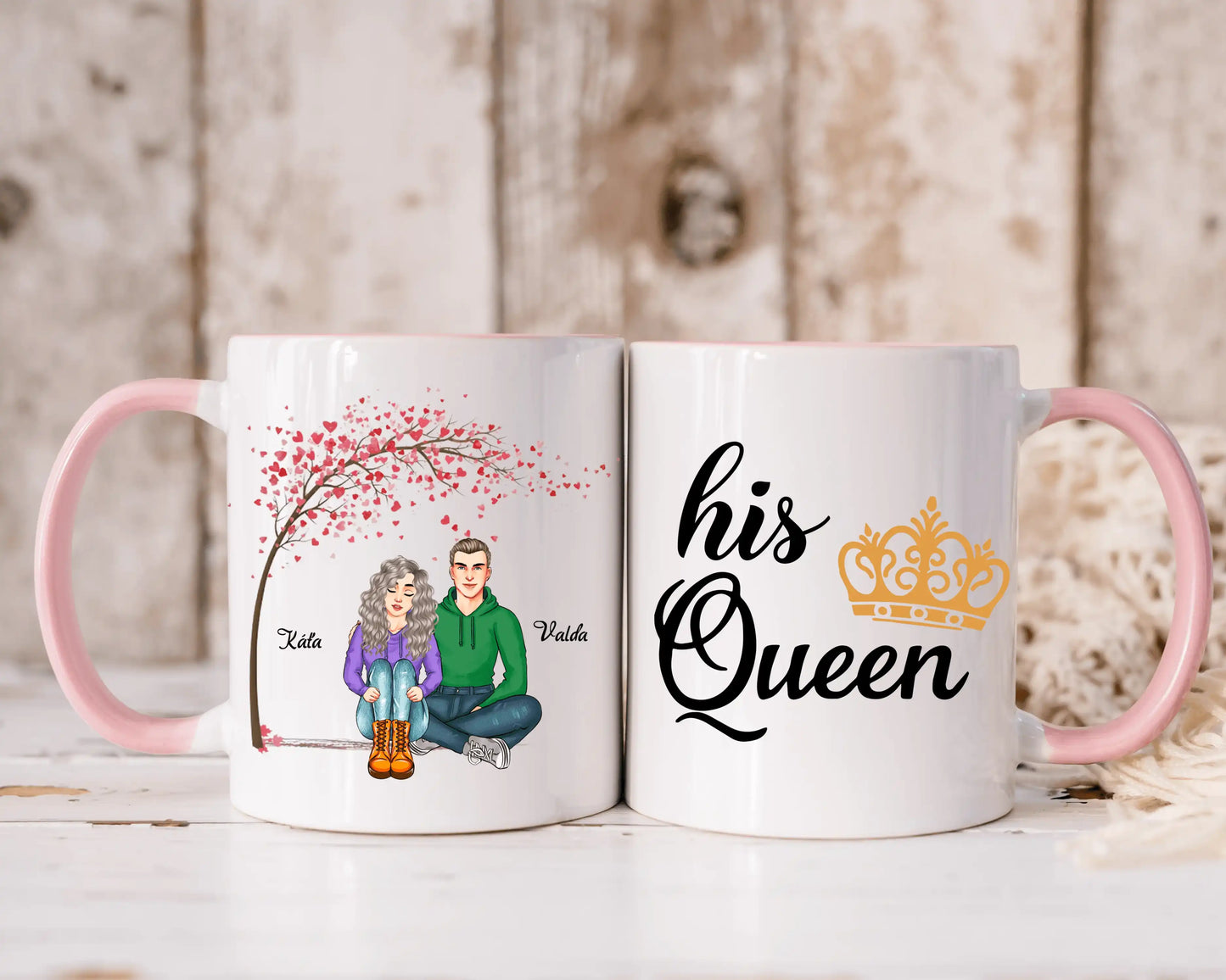 Hrnek - Zamilovaný pár 3. verze - his Queen - Climo.cz