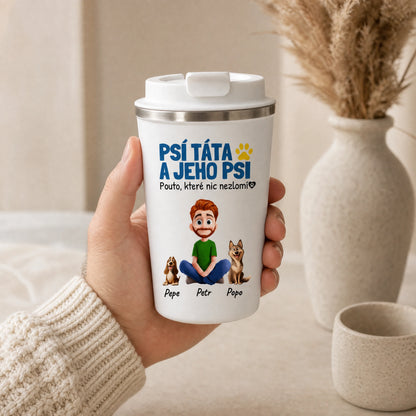Dvoustěnný termohrnek 350 ml - pro milovníky psů