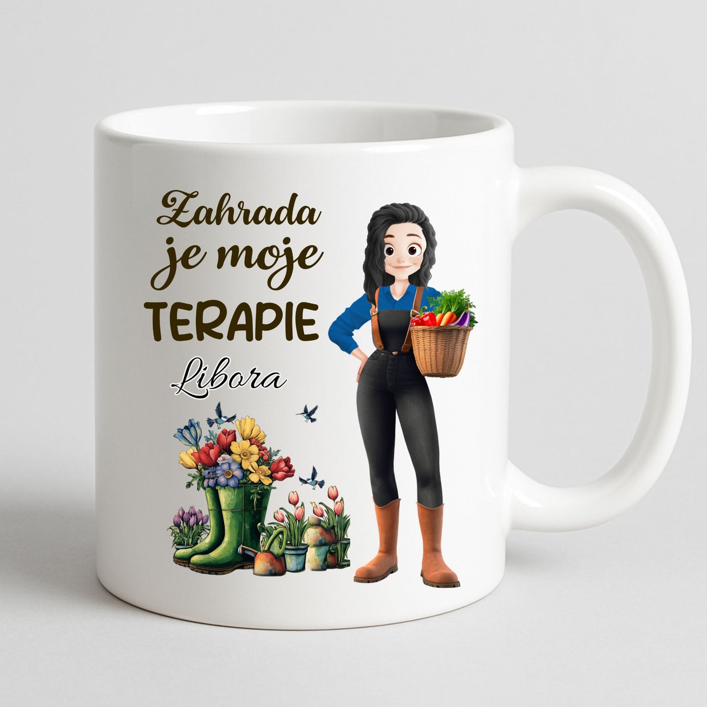 Hrnek - Zahrada je moje terapie