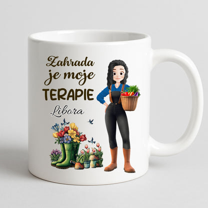 Hrnek - Zahrada je moje terapie