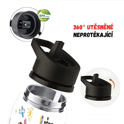 Jednostěnná lahev 500ml  - pro děti s vlastním jménem