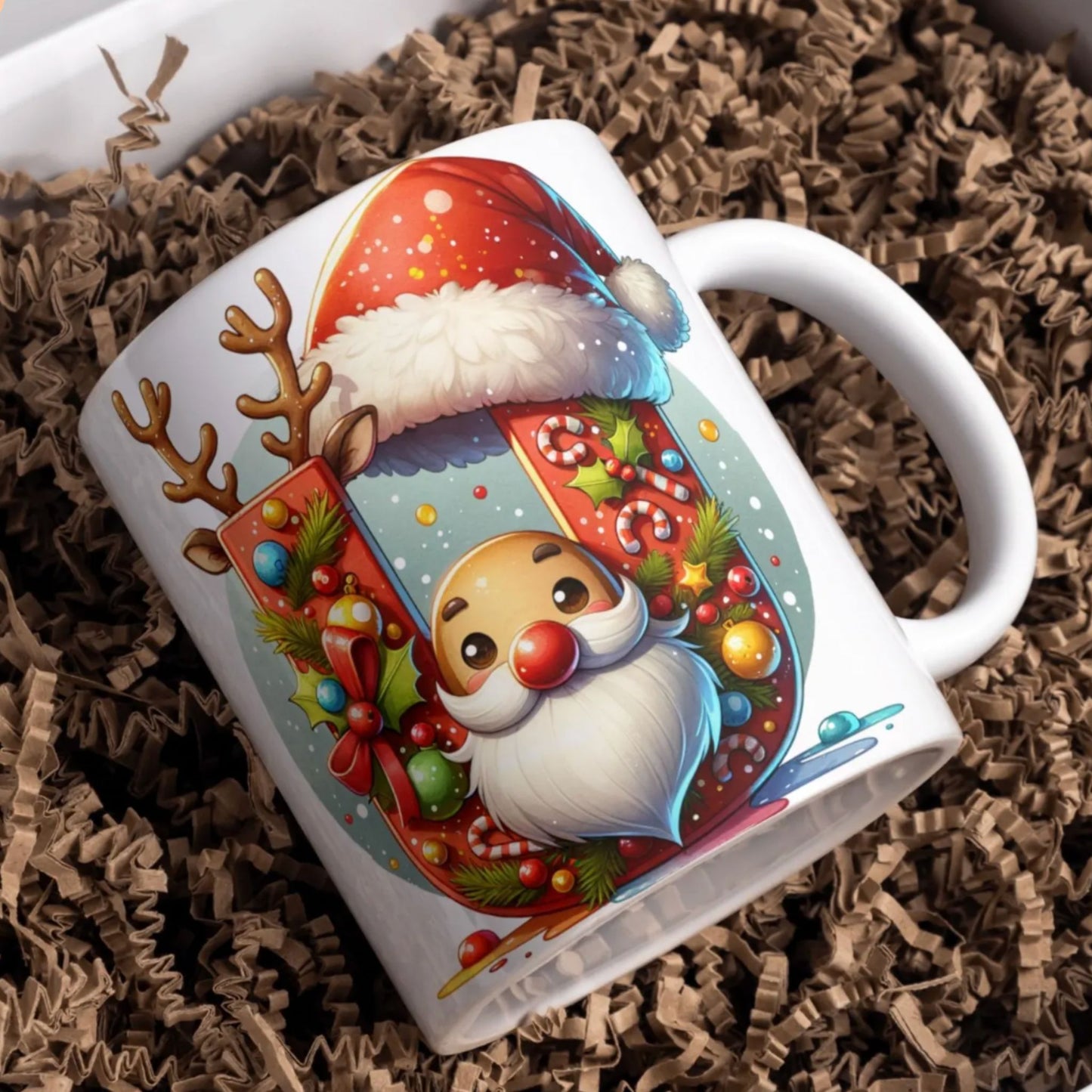 Hrnek – Vánoce s písmenem