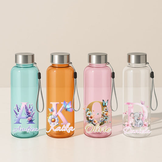 Láhev na pití z RPET, 500 ml, transparentní - s vlastním jménem 3