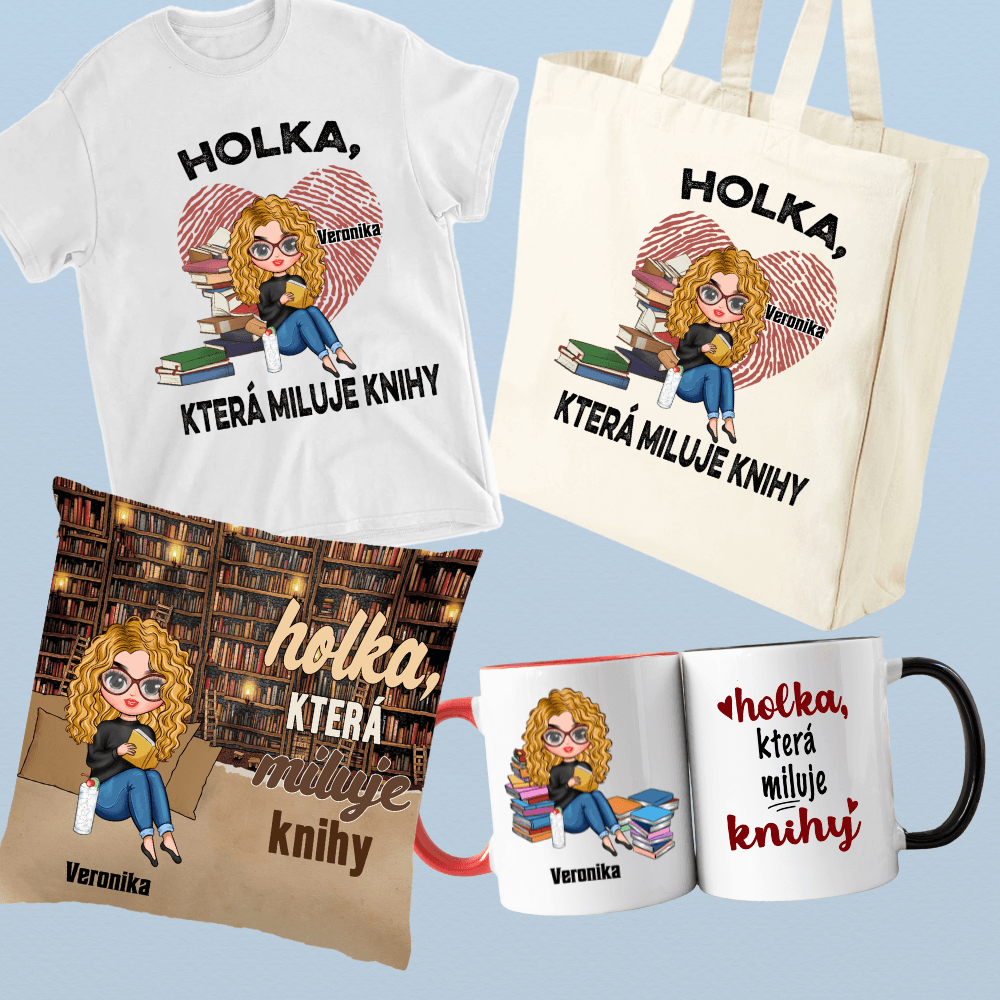 Dárková sada - Holka, která miluje knihy - Climo