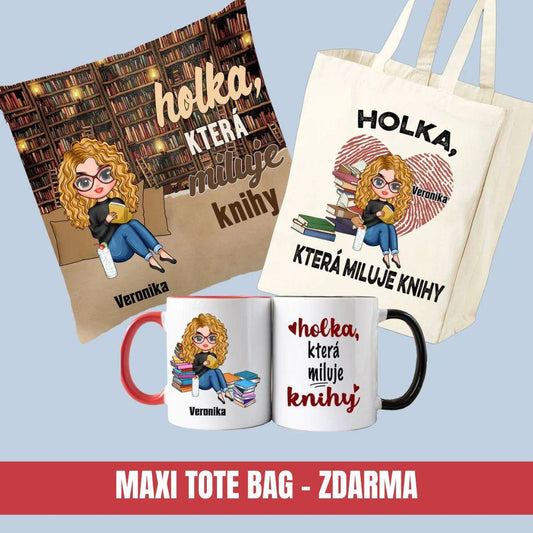 Sada - Holka, která miluje knihy 10 ( Taška ZDARMA ) - Climo