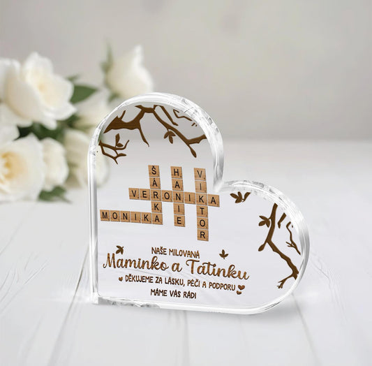 Akrylový plak - Křížovka - Moje milovaná Maminko 2 - Climo.cz