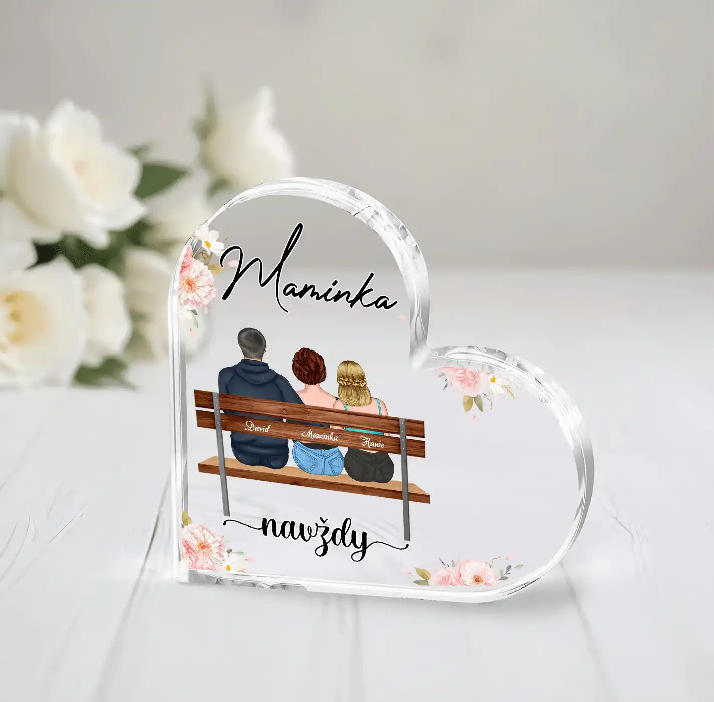 Akrylový plak - Moje milovaná Maminko 6 - Až 4 dětí - Climo.cz