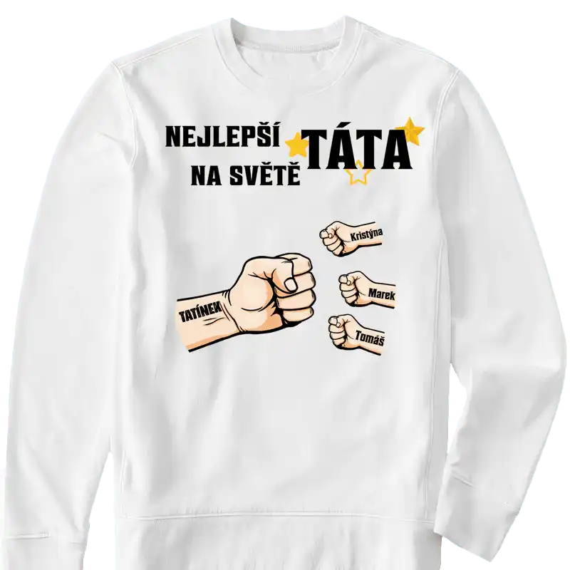 Mikina - Nejlepší táta na světě - až 7 dětí - Climo