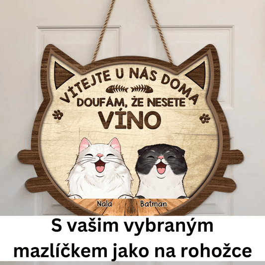 Cedule na dveře - s vašim vybraným mazlíčkem - Climo.cz