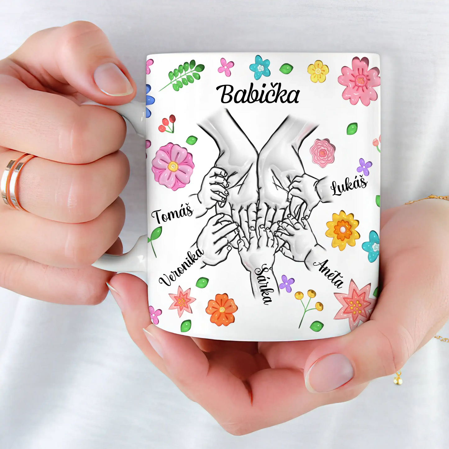 Hrnek - pro maminku/babičku až 5 děti - Climo.cz