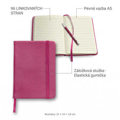 Personalizovaná sada - Termoska 500 ml + Zápisník A5 s jménem a motivem