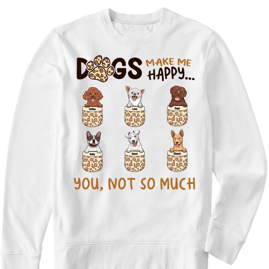 Mikina - Dogs make me happy. You, not so much - Až 6 psů - Climo.cz