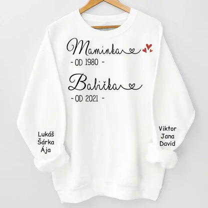 Mikina - Prvně maminka nyní babička 3 - Až 8 dětí - Climo.cz