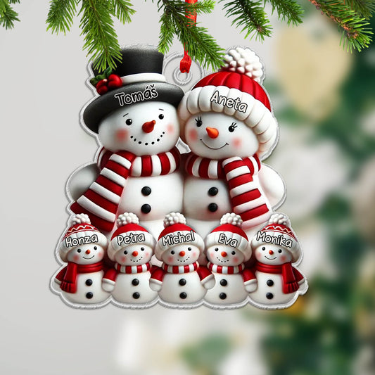 Personalizovaná akrylová ozdoba, vánoční dárek 48
