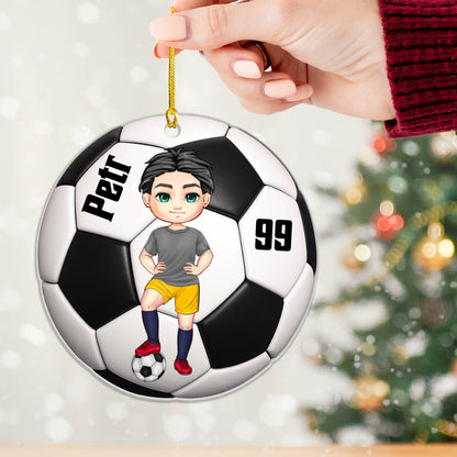 Personalizovaná akrylová ozdoba, vánoční dárek 75