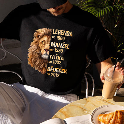 Tričko - Legenda Manžel Taťka Dědeček 4