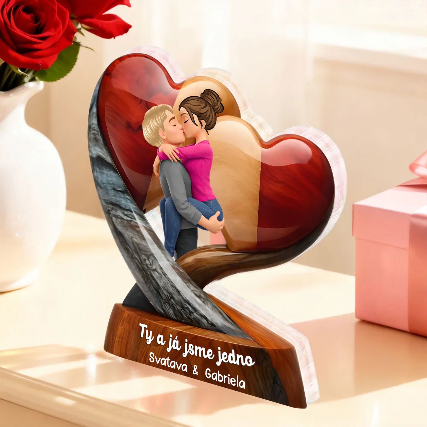 Akrylový plak - Ty a já jsme jedno