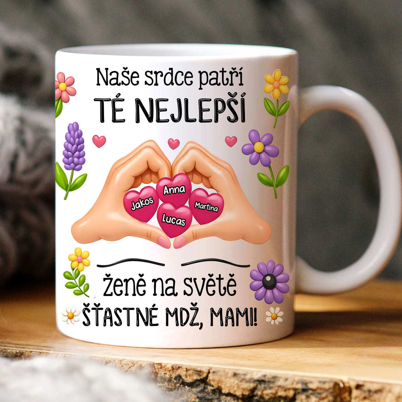 Hrnek - Šťastné MDŽ, mami!