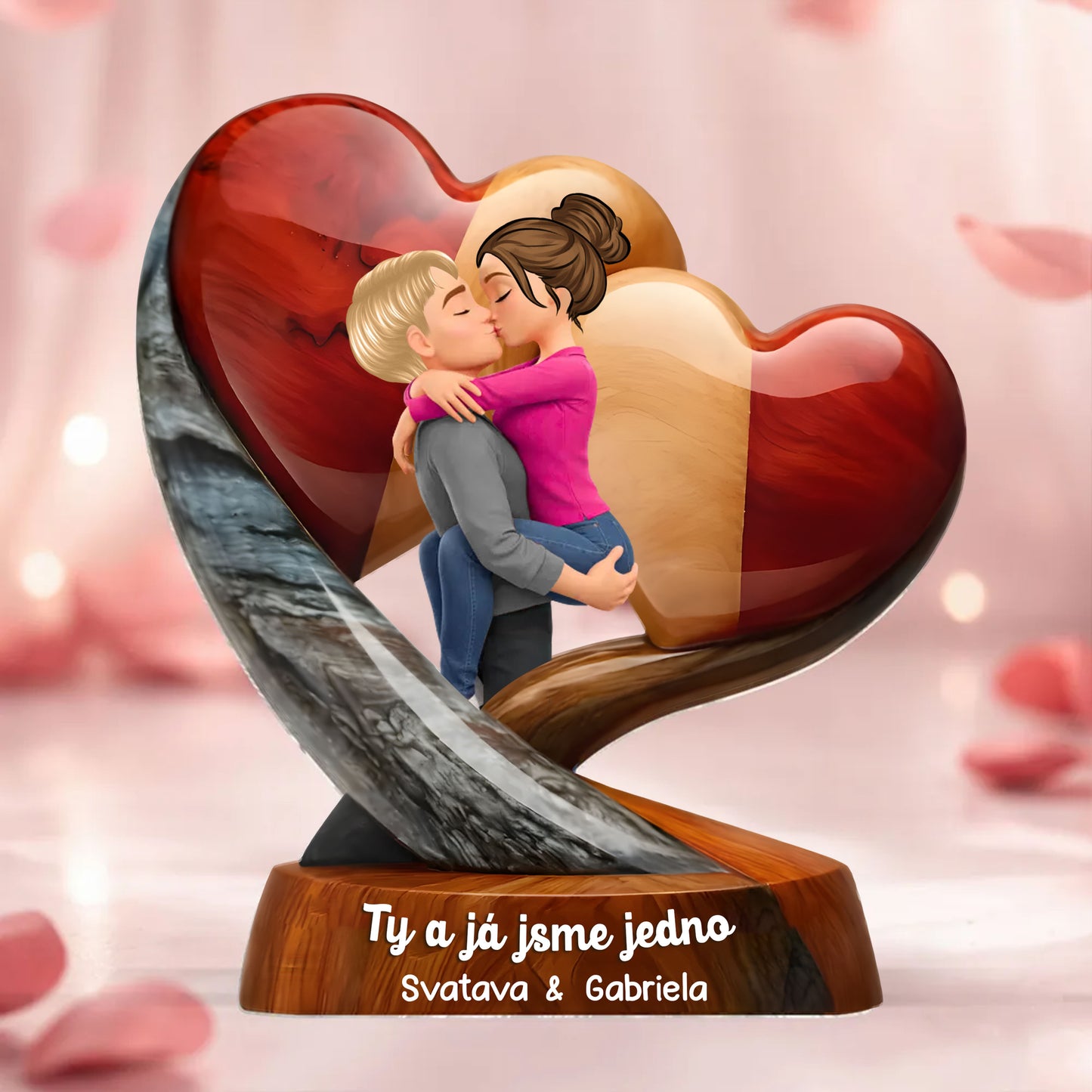 Akrylový plak - Ty a já jsme jedno