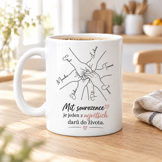 Hrnek - Mít sourozence je jeden z největších darů do života