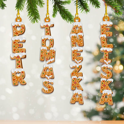 Personalizovaná akrylová ozdoba, vánoční dárek 99